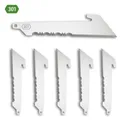 Outdoor Edge 3.0" Utility Blade Pack Half Serration 6/ct - Outdoor-Edge