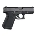 Hogue Wrapter Adhesive Grip Glock 19/19 MOS/44 (Gen 5) No Backstrap Rubber Block Texture Black - Hogue