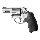 Hogue Overmolded Rubber Bantam Grip Closed Backstrap S&W Round Butt J-Frame Revolvers Black - Hogue