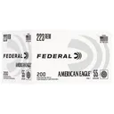 Federal American Eagle Rifle Ammunition .223 Rem 55gr FMJ 3240 fps 200/ct - Federal