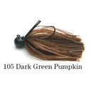 Keitech Tungsten Guard Spin 5/32 oz Dark Green Pumpkin - Natchez Shooting & Outdoors