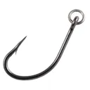 Owner Flyliner  Ringed Size 2/0  Black Chrome 6pk - Natchez Shooting & Outdoors