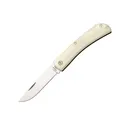 Bear & Son Locking Farmhand Folding Knife 2-3/4" Drop Point Blade White Smooth Bone - Bear-Son