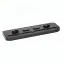 Warne Tactical ARCA Rail M-LOK Compatible 4" Black - Warne