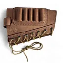 1791 HUNT Butt Cuff Ammo Holder Magnum Brown RH - 1791