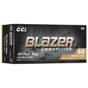 CCI Blazer Brass Handgun Ammunition .44 Rem Mag 240gr FMJ 1200 fps 50/ct - Cci