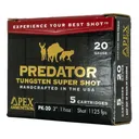 Apex Ammunition Predator TSS Shotshells 20ga 3" 1-1/2oz 1125 fps #2 5/ct - Apex-Ammunition