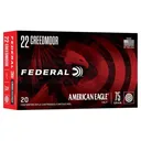 Federal American Eagle Rifle Ammunition 22 Creedmoor 75gr TMJ 3300 fps 20/ct - Federal