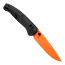 Hogue Mysto Folding Knife 3-2/5" Drop Point Blade Black Orange - Hogue