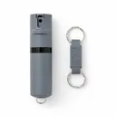 POM Industries Pepper Spray Keychain Model Grey with Black - Pom-Industries