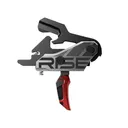 Rise Blitz G2 AR Trigger 3.5lb Flat Red with Interchangeable Blade - Rise-Armament