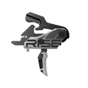 Rise Blitz G2 AR Trigger 3.5lb Flat Silver with Interchangeable Blade - Rise-Armament