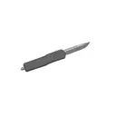 GLFA Medium OTF Automatic Knife 3-1/2" Plain Clip Point Blade Tungsten - Great-Lakes-Firearms