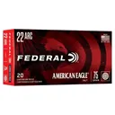 Federal American Eagle Rifle Ammunition .22 ARC 75gr TMJ 2975 fps 20/ct - Federal Premium