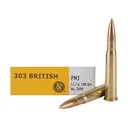 Sellier & Bellot Rifle Ammunition .303 British 180 gr FMJ 2440 fps 20/ct - Sellier-Bellot