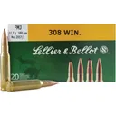 Sellier & Bellot Rifle Ammunition .308 Win 180 gr FMJ 20/ct - Sellier-Bellot
