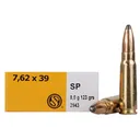 Sellier & Bellot Rifle Ammunition 7.62x39mm 123 gr SP 2435 fps 20/ct - Sellier-Bellot