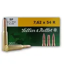 Sellier & Bellot Rifle Ammunition 7.62x54R 180 gr SP 2625 fps 20/ct - Sellier-Bellot
