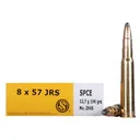 Sellier & Bellot Rifle Ammunition 8x57 JRS 196 gr SPCE 2380 fps 20/ct - Sellier-Bellot