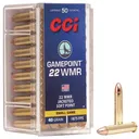 CCI Gamepoint Rimfire Ammunition .22 WMR 40 gr JSP 1875 fps 50/ct - CCI