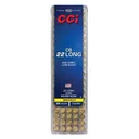 CCI CB Long Rimfire Ammunition .22 Long 29 gr LRN 710 fps 100/ct - Cci