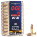 CCI Velocitor HP Rimfire Ammunition .22 LR 40 gr CPHP 1435 fps 50/ct - CCI
