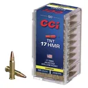 CCI TNT Rimfire Ammunition .17 HMR 17 gr TNT JHP 2550 fps 50/ct - Cci