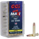 CCI Maxi-Mag TNT Rimfire Ammunition .22 WMR 30 gr HP 2200 fps 50/ct - CCI