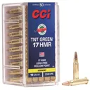 CCI TNT Green Rimfire Ammunition .17 HMR 16 gr HP 2500 fps 50/ct - CCI