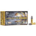 Federal Premium Gold Medal Rimfire Ammunition .22 LR 40 gr SLD 1080 fps 50/ct - Federal