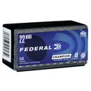 Federal Champion Rimfire Ammunition .22 WMR 40 gr FMJ 50/ct - Federal