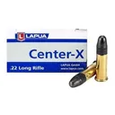 Lapua Center-X Rimfire Ammunition .22 LR 40 gr LRN  1073 fps 50ct - Lapua