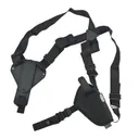 Uncle Mike's Plain Black Nylon Shoulder Holster 8715 AM#15 - Uncle-Mike-S