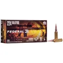 Federal Fusion Rifle Ammunition .224 Valkyrie 90 gr SP 2700 20/ct - Federal