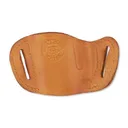 Bulldog Molded Leather Belt Slide Holster for Most Large Frame Autos Tan RH - Bulldog Cases