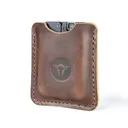 Life Card Leather Sleeve Dark Brown - Trailblazer-Firearms
