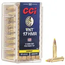 CCI Rimfire Ammunition .17 HMR 17gr VNT 2650 fps 50/ct - CCI