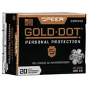 Speer Gold Dot Handgun Ammunition .40 S&W 165 gr HP 1150 fps 20/ct - Speer