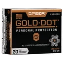 Speer Gold Dot Handgun Ammunition 25 ACP 35 gr HP 900 fps 20/ct - Speer