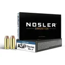 Nosler ASP Handgun Ammunition 10mm Auto 180gr JHP 1150 fps 50/ct - Nosler
