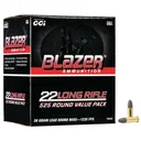 CCI Blazer Rimfire Ammunition .22 LR 38gr LRN 1235 fps 525/ct (Bulk) - Cci