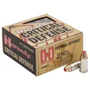 Hornady Critical Defense Handgun Ammunition .32 Auto 60gr FTX 1000 fps 25/ct - Hornady