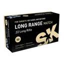 SK Long Range Match Rimfire Ammunition .22 LR 40 gr LRN 1106 fps 50/ct - Sk