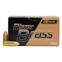 CCI Blazer Brass Handgun Ammunition 9mm Luger 115 gr FMJ 1145 fps 100/ct Bulk Loose Pack - Cci
