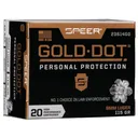 Speer Gold Dot Handgun Ammunition 9mm Luger 115 gr HP 1210 fps 20/ct - Speer