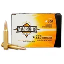 Armscor Rifle Ammunition .223 Rem 55gr FMJ 3050 fps 100/ct - Rock Island Armory