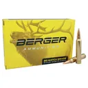 Berger Classic Hunter Rifle Ammunition 6mm Creedmoor 95gr 20/ct - Berger-Ammunition