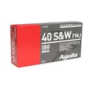 Aguila Handgun Ammunition .40 S&W 180 gr FMJ 1050 fps 50/ct - Aguila