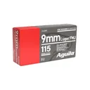 Aguila Handgun Ammunition 9mm Luger 115 gr FMJ 1150 fps 50/ct - Aguila