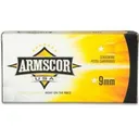 Armscor Handgun Ammunition 9mm Luger 124 gr JHP 1092 fps 20/ct - Armscor